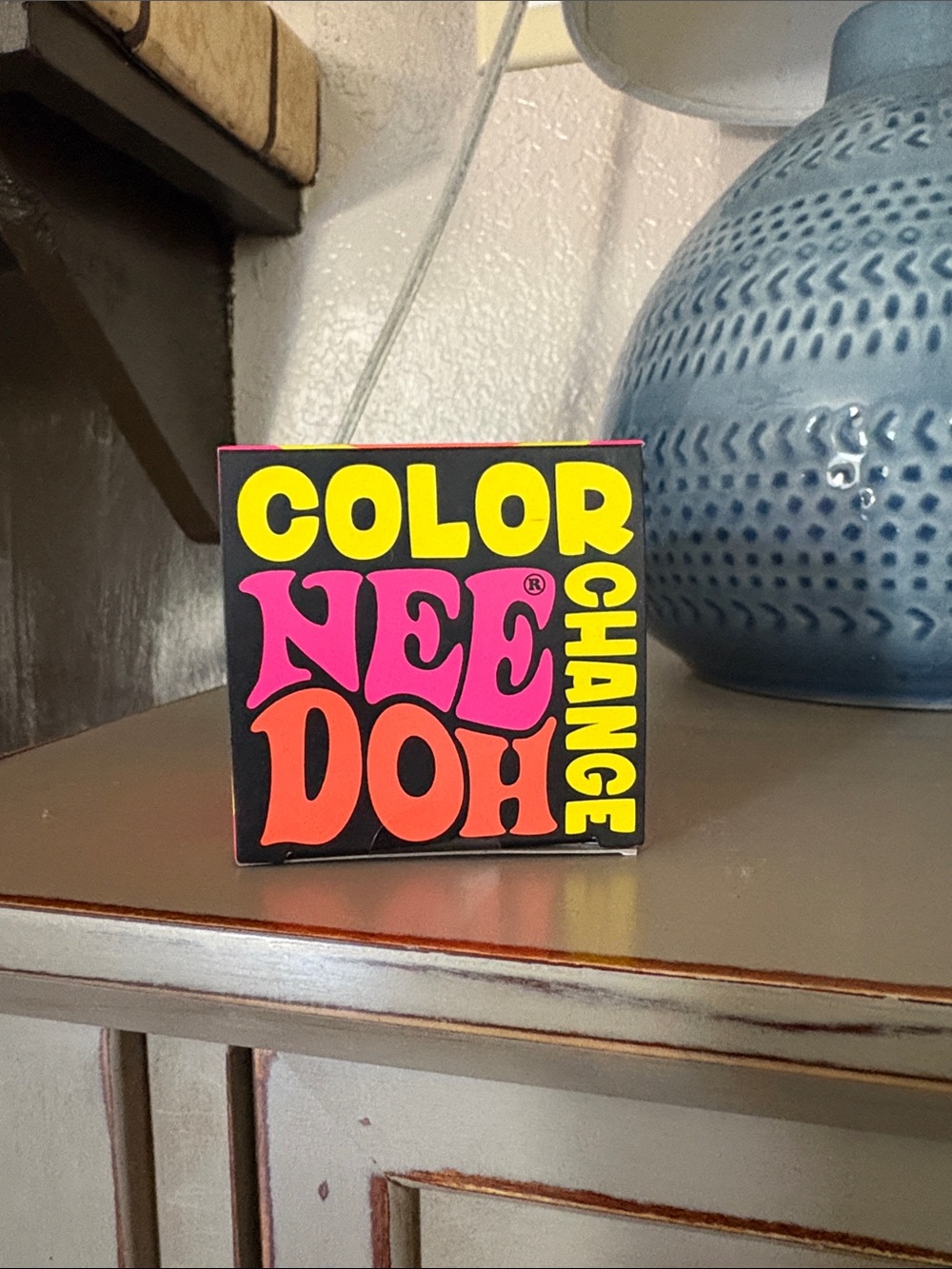 Color NEE DOH Color Change Kids Learning Toy - Pink, Orange, Yellow